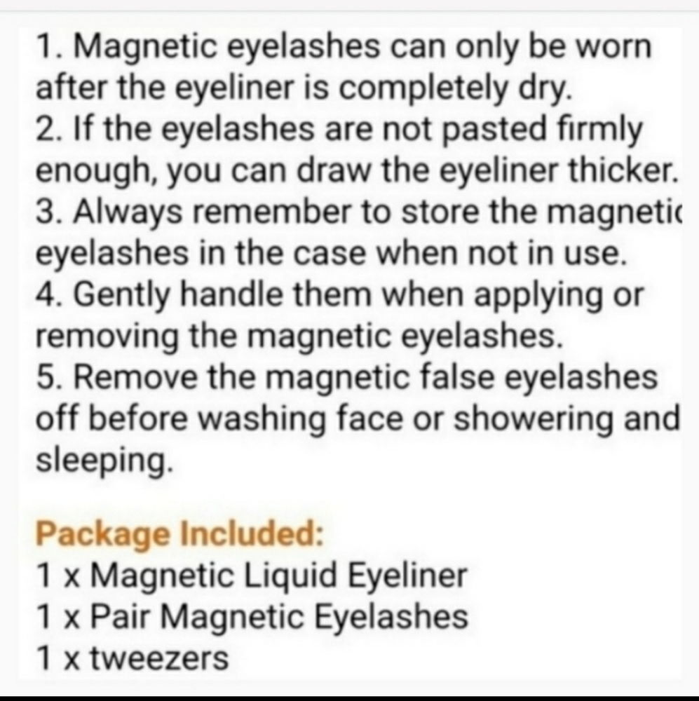 Magnetic False Eyelashes & Eyeliner Set - Picture 6 of 6